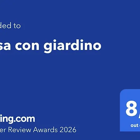 Hébergement de vacances Casa Con Giardino *